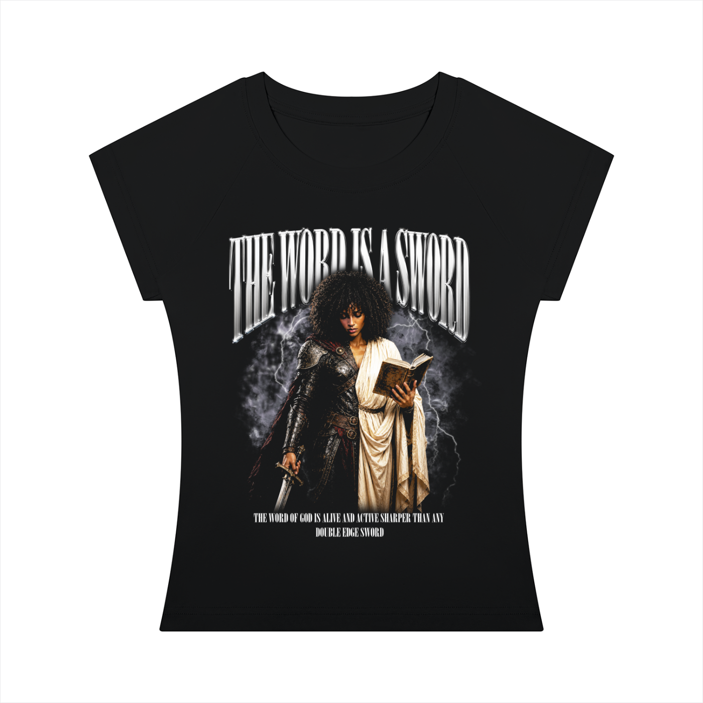 1st Women’s Fitted "Word is a Sword" T-Shirt