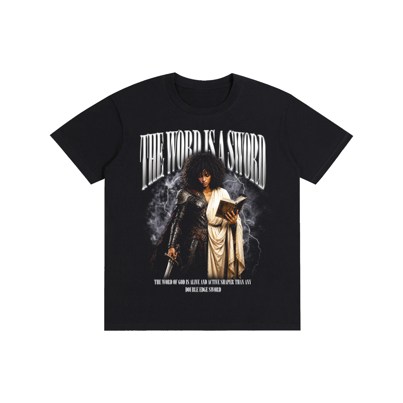 1st Woman's Loose Fit “Word Is A Sword” T-Shirt