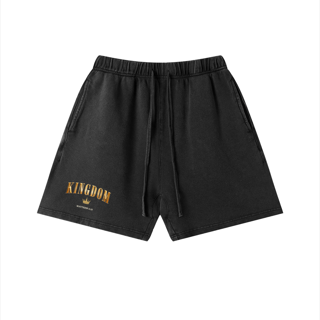 Black Unisex Kingdom Shorts