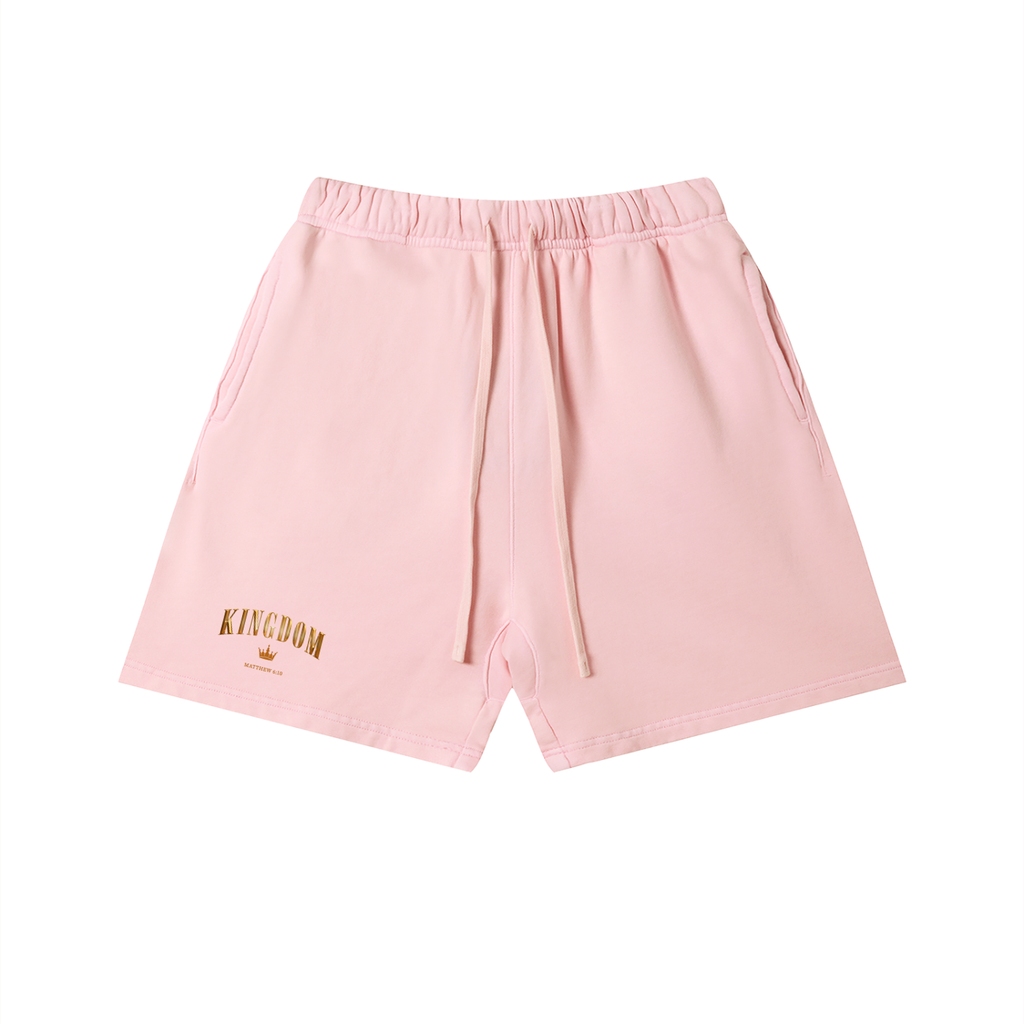 White Unisex Kingdom Shorts
